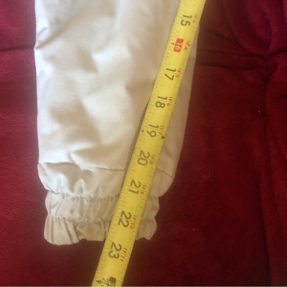 P.A. Originals Women's Sz S Barn Jacket Taupe w/Brown Faux Leather Trim Zip Up - Picture 12 of 15